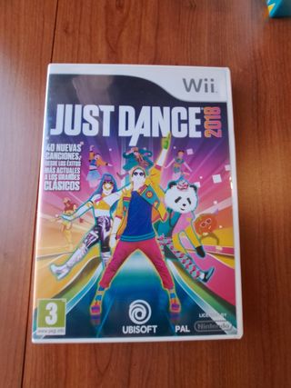 Juego Just dance 2018de la Wii.U