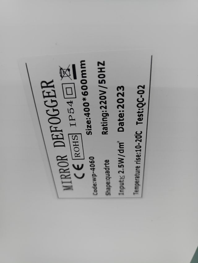 Espejo de baño 80x100