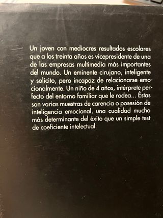 Libro INTELIGENCIA EMOCIONAL