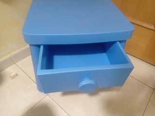 Comodino blu Ikea Mammut