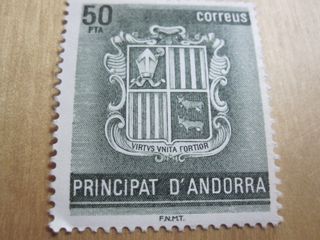 LOTE SELLOS Y HOJAS BLOQUE ANDORRA