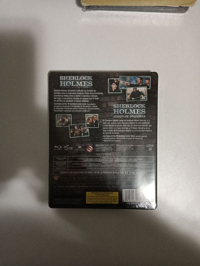 Sherlock Holmes blu ray steelbook