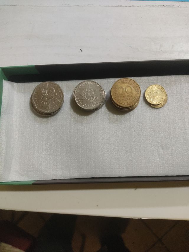 Lote francos franceses.(38 monedas)