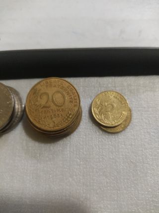 Lote francos franceses.(38 monedas)