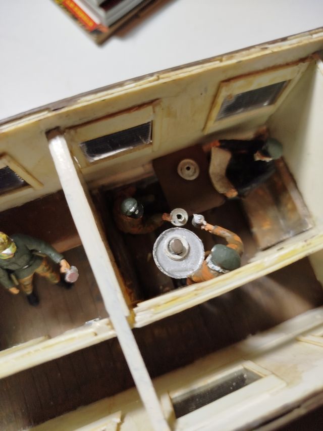 Diorama vagón de tren militar 