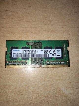 Modulo Memoria RAM 4GB DDR4