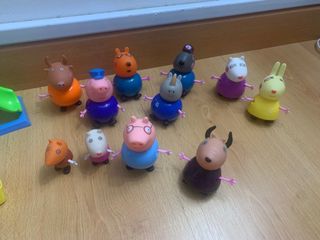 muñecos pepa pig + parque