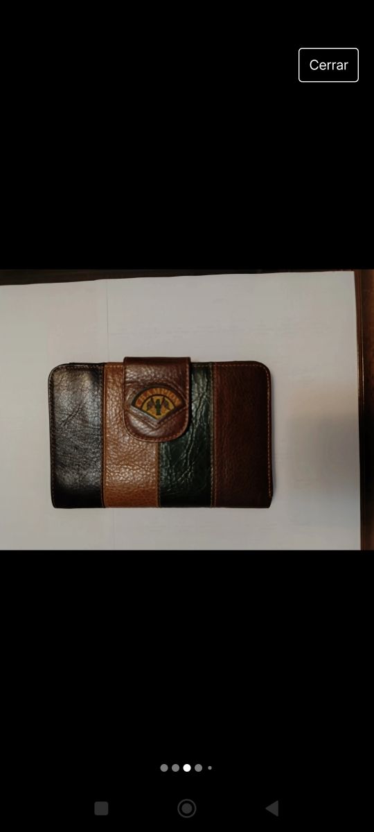 Cartera, funda gafas y llavero cuero