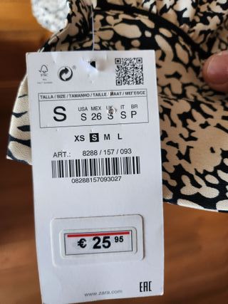 Blusa de mujer Zara sin estrenar
