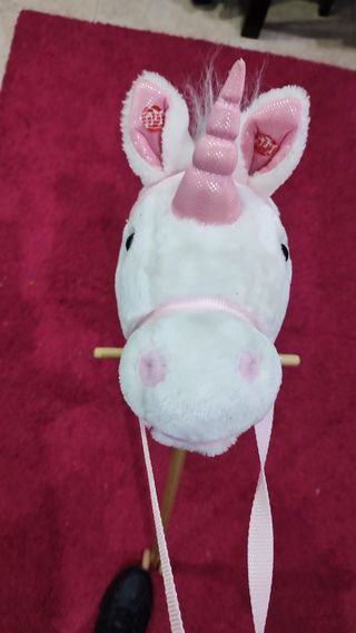 Cabeza de caballo con palo