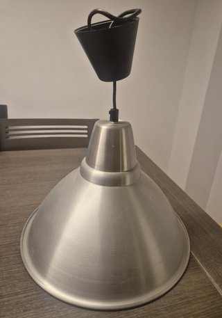 Lampara cocina Ikea acero