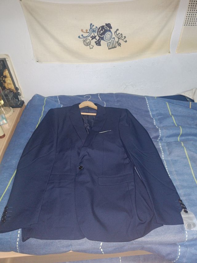 Nuovo abito blu marino taglia 52 o XL