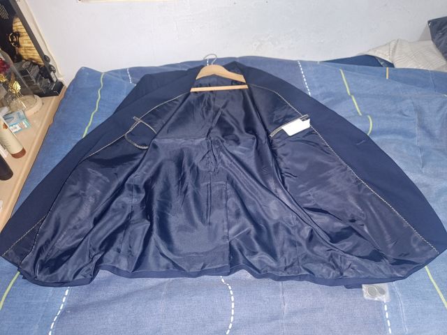 Nuovo abito blu marino taglia 52 o XL