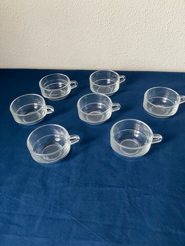 Tazas de café Duralex vintage