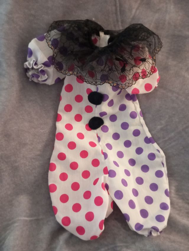 Nancy antigua.Traje arlequín.