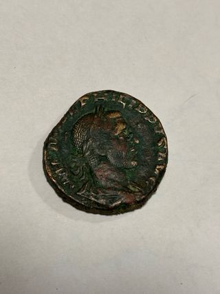Moneda Marcus Julius Philippust en bronce