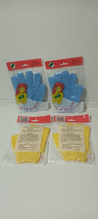 Guantes exfoliante