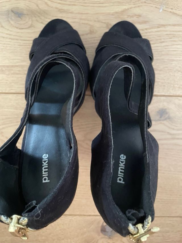 Zapatos de tacón negros