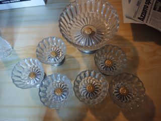 Servizio da macedonia 7 pezzi (6+1) vintage