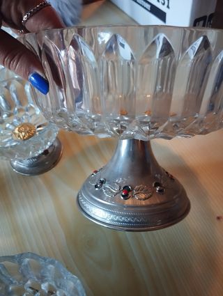 Servizio da macedonia 7 pezzi (6+1) vintage