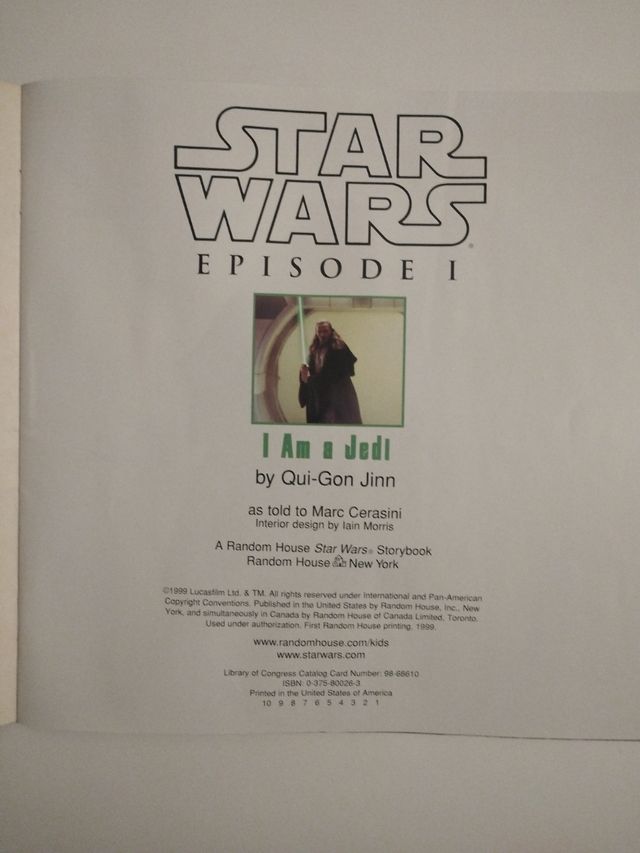 Star Wars, Episode 1: I Am a Jedi