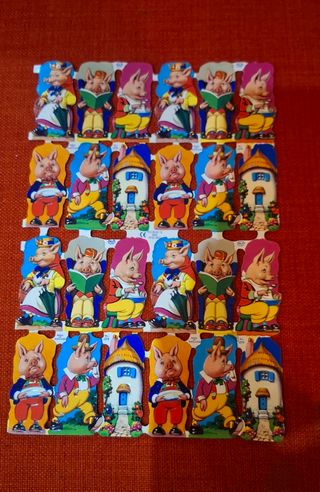 Lote 6 Cromos Troquelado Edivas Ingleses