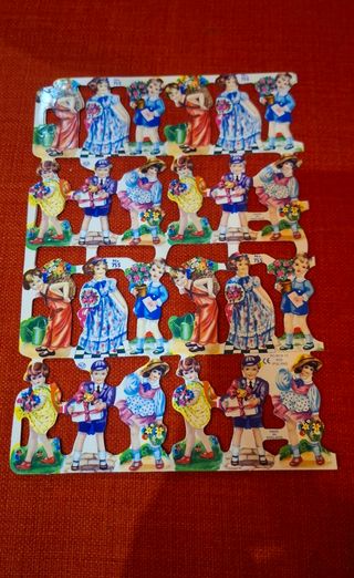 Lote 6 Cromos Troquelado Edivas Ingleses