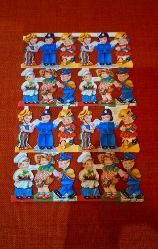 Lote 6 Cromos Troquelado Edivas Ingleses