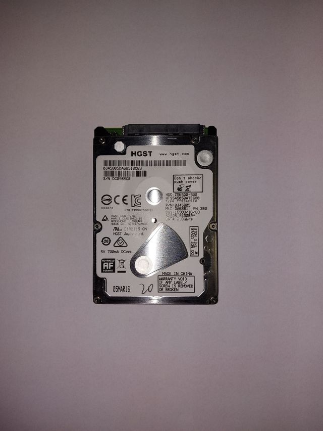 Hard disk 500 gb