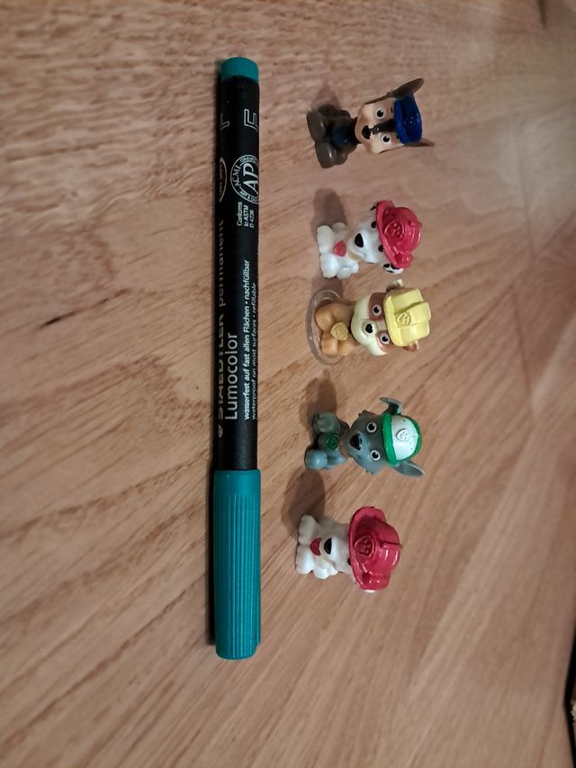 Pack 5 muñequitos Paw patrol.