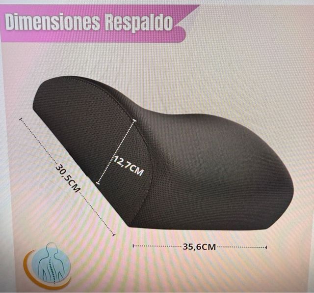 Set 2 cojines espuma viscolástica