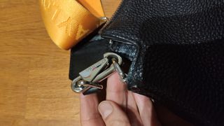 Bolso piel bimba y lola negra, modelo grande 
