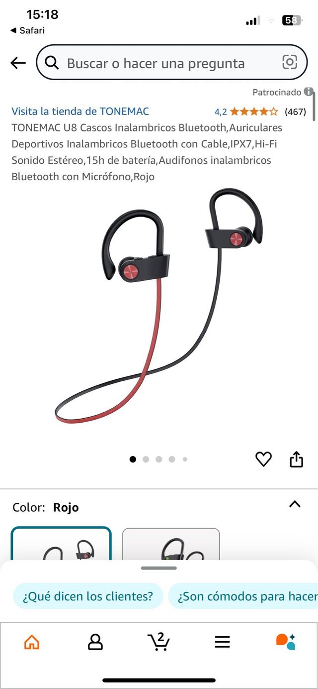 Cuffie sportive Bluetooth