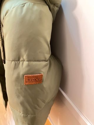 Plumífero Roxy verde talla M