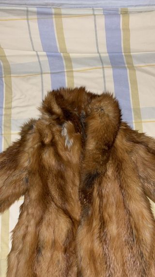 ABRIGO PIEL ZORRO CANADIENSE 