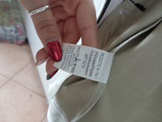 Chiodo bianco in simil pelle