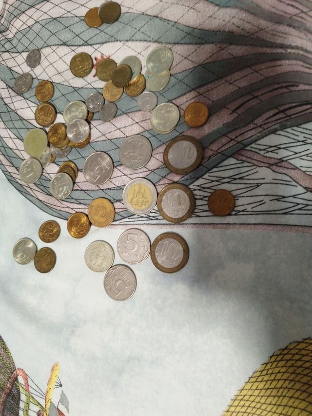 Monedas rublos rusos