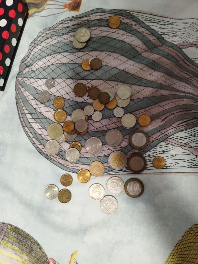 Monedas rublos rusos