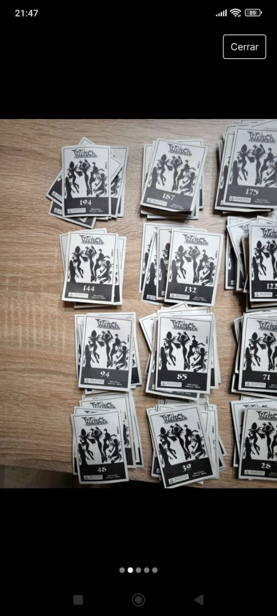 Cromos Witch Panini