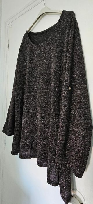 Jersey negro brillos