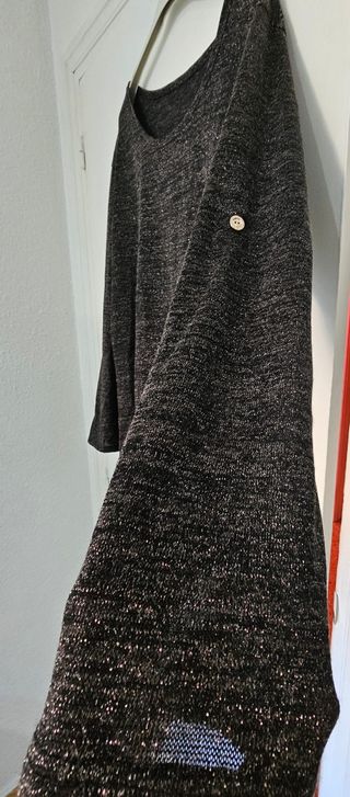 Jersey negro brillos