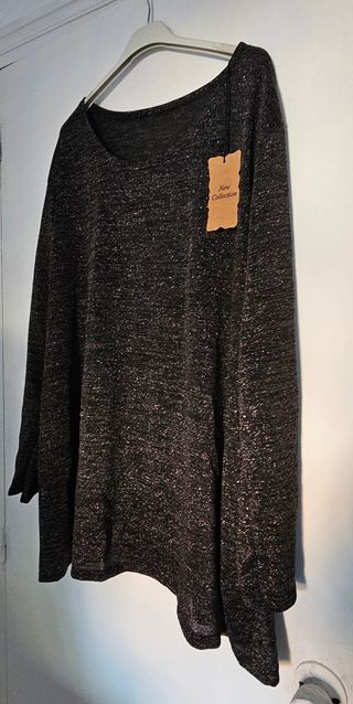 Jersey negro brillos