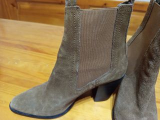 Botines Mango camel verdoso