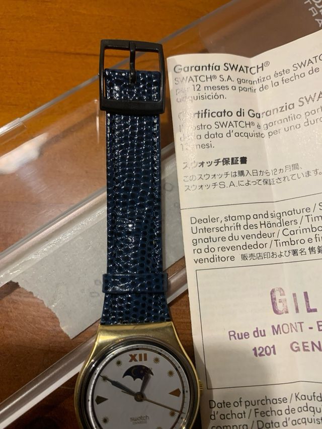 SWATCH GENT C.E.O CON FASI LUNARI  GX709 1992