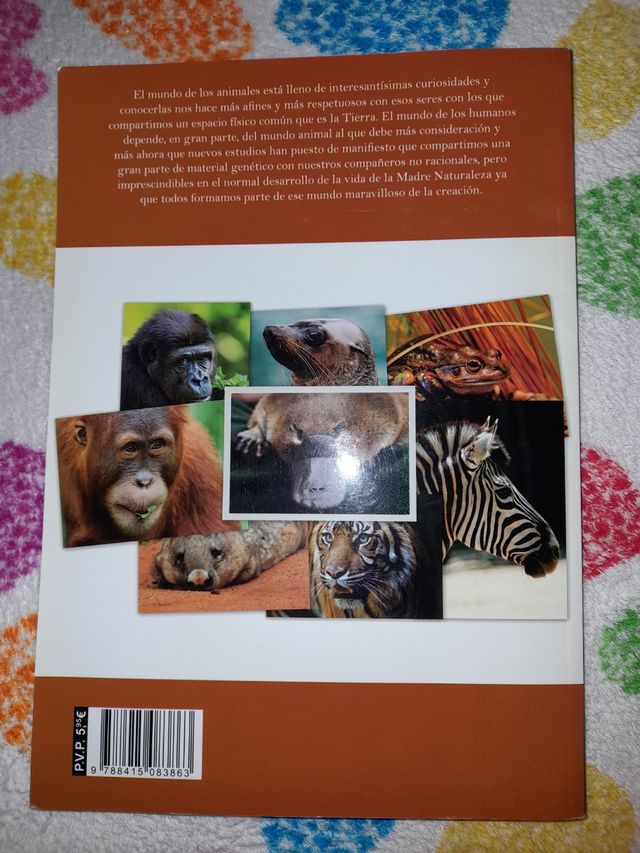 Libro "El mundo animal" editorial Albor