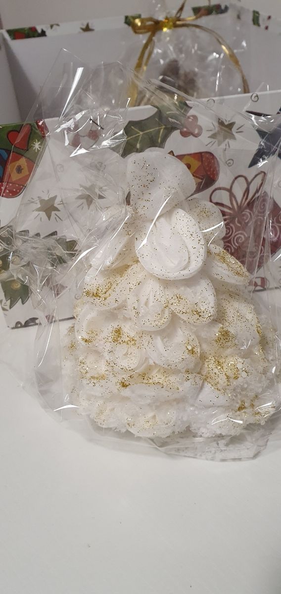 Addobbi Natale vari + scatola in cartone