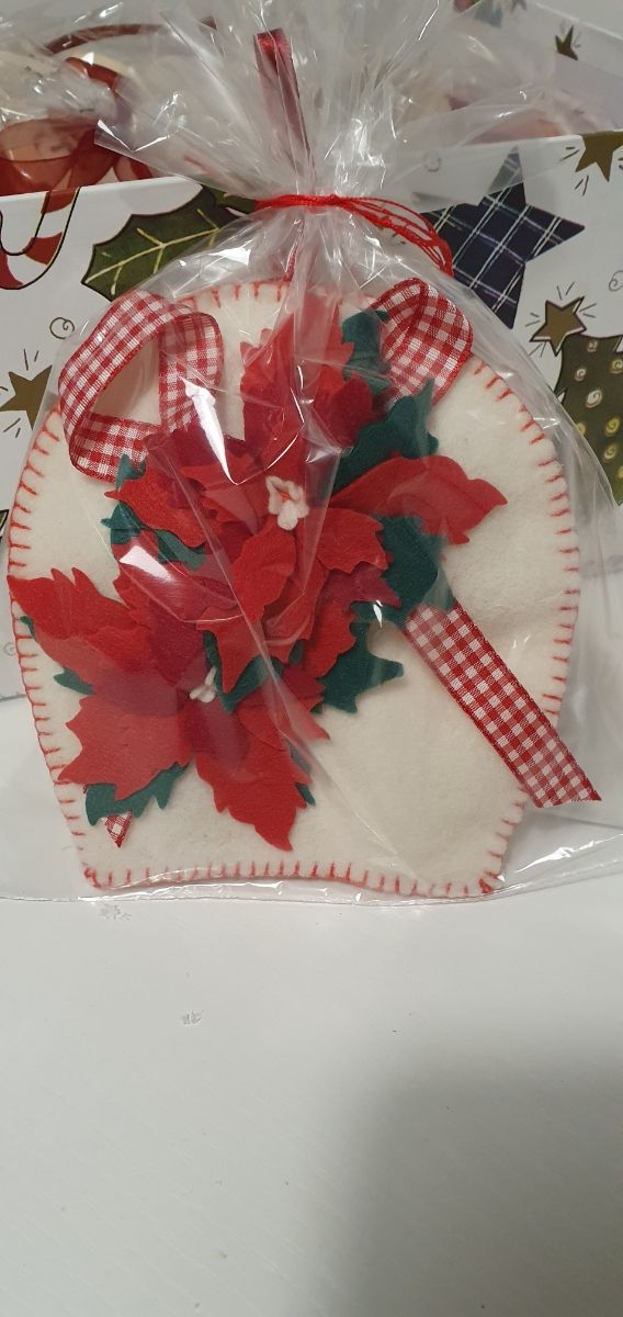 Addobbi Natale vari + scatola in cartone