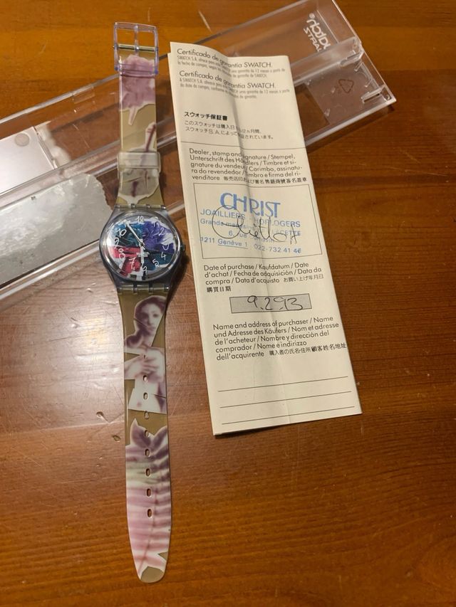 Orologio Swatch GN122 "PHOTOSHOOTING" 1992