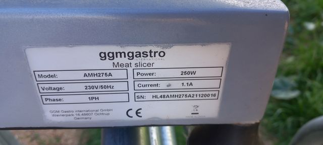 Máquina de charcutería cortafiambres