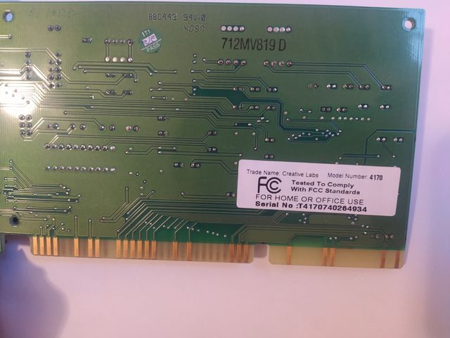 Scheda audio Sound Blaster CT4170